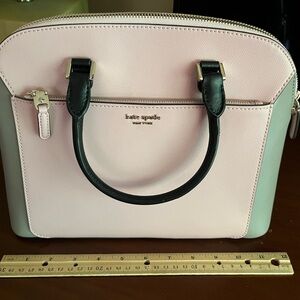 Kate Spade Light Pink and Gray Satchel